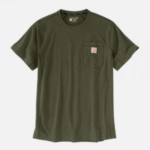 (104616) 포스 포켓 반팔티 (G73) BASIL HEATHER